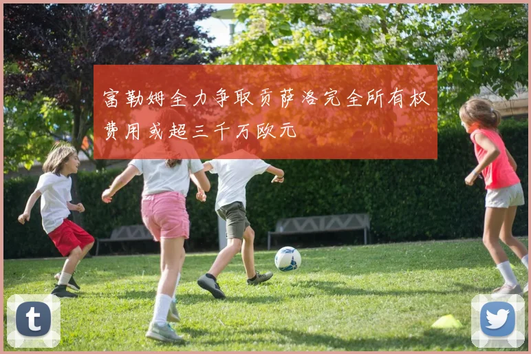 富勒姆全力争取贡萨洛完全所有权费用或超三千万欧元